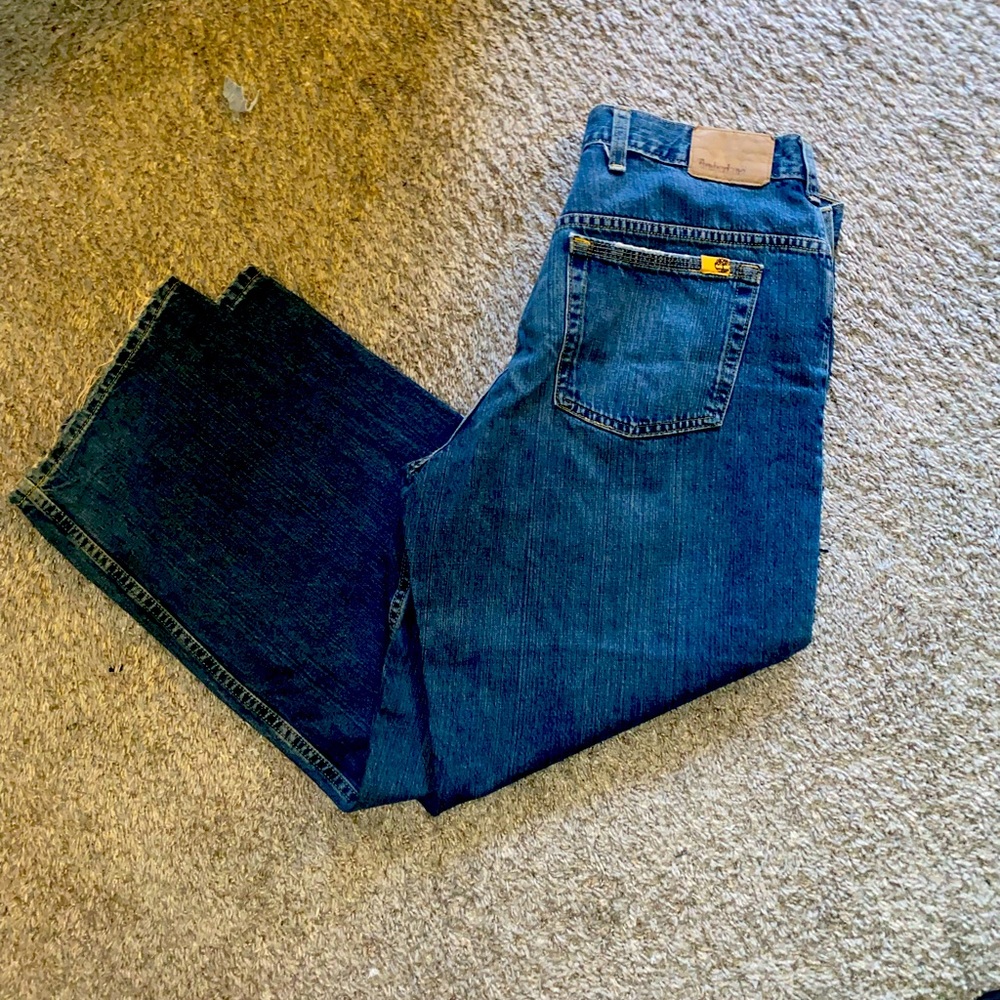 Dark Timberland jeans 36x32